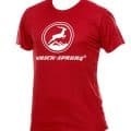 rotes HIRSCH-SPRUNG T-Shirt